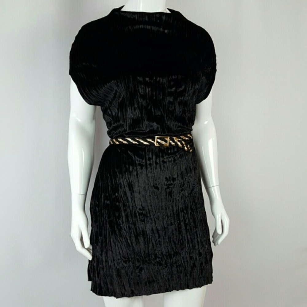 Nordstrom Black Velvet Dress